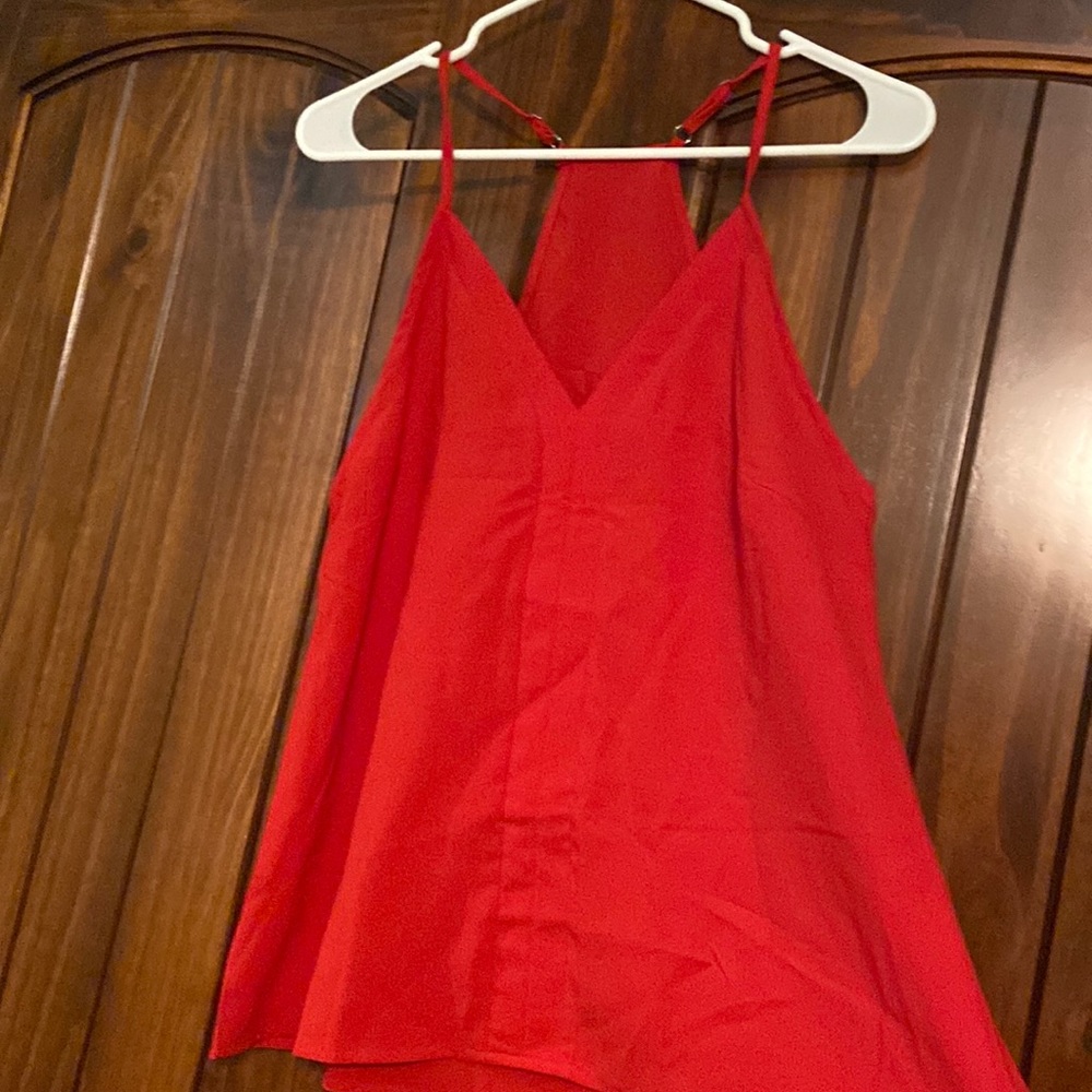 Medium red tank top